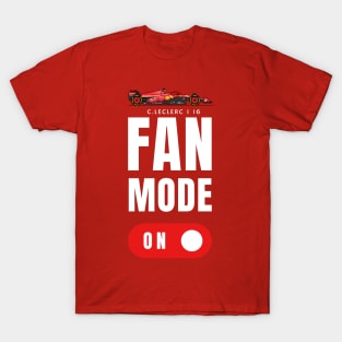 Ferrari Fan mode on, F1 funny graphic tee,Formula 1,Racing Fan Gift T-Shirt